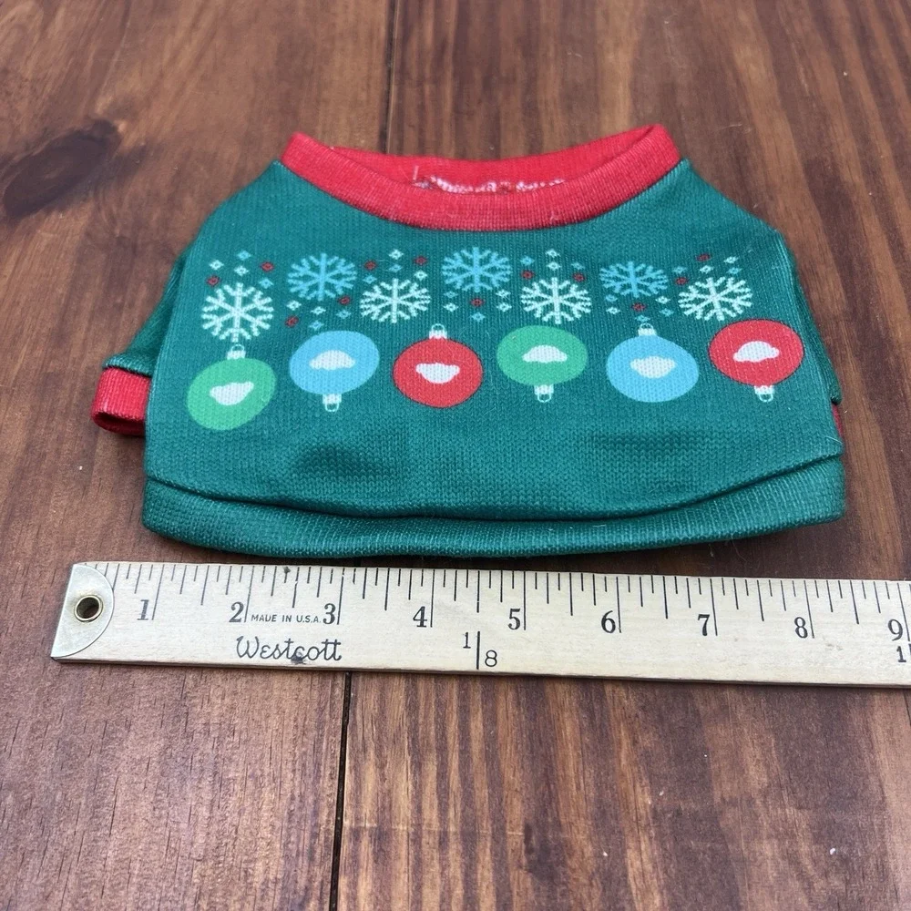 2021 Build-A-Bear BAB Promise Pets Christmas Holiday Sweater‎